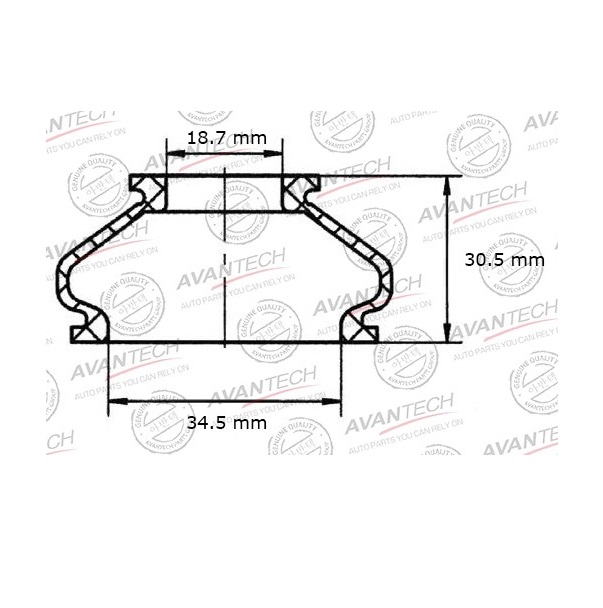 

Пыльники деталей подвески AVANTECH bl0501