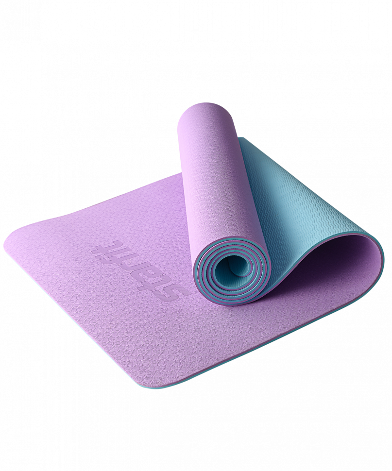 

Коврик для йоги и фитнеса Starfit FM-201 183x61x0,6 см фиолетовый пастель/синий пастель, Синий;фиолетовый, FM-201
