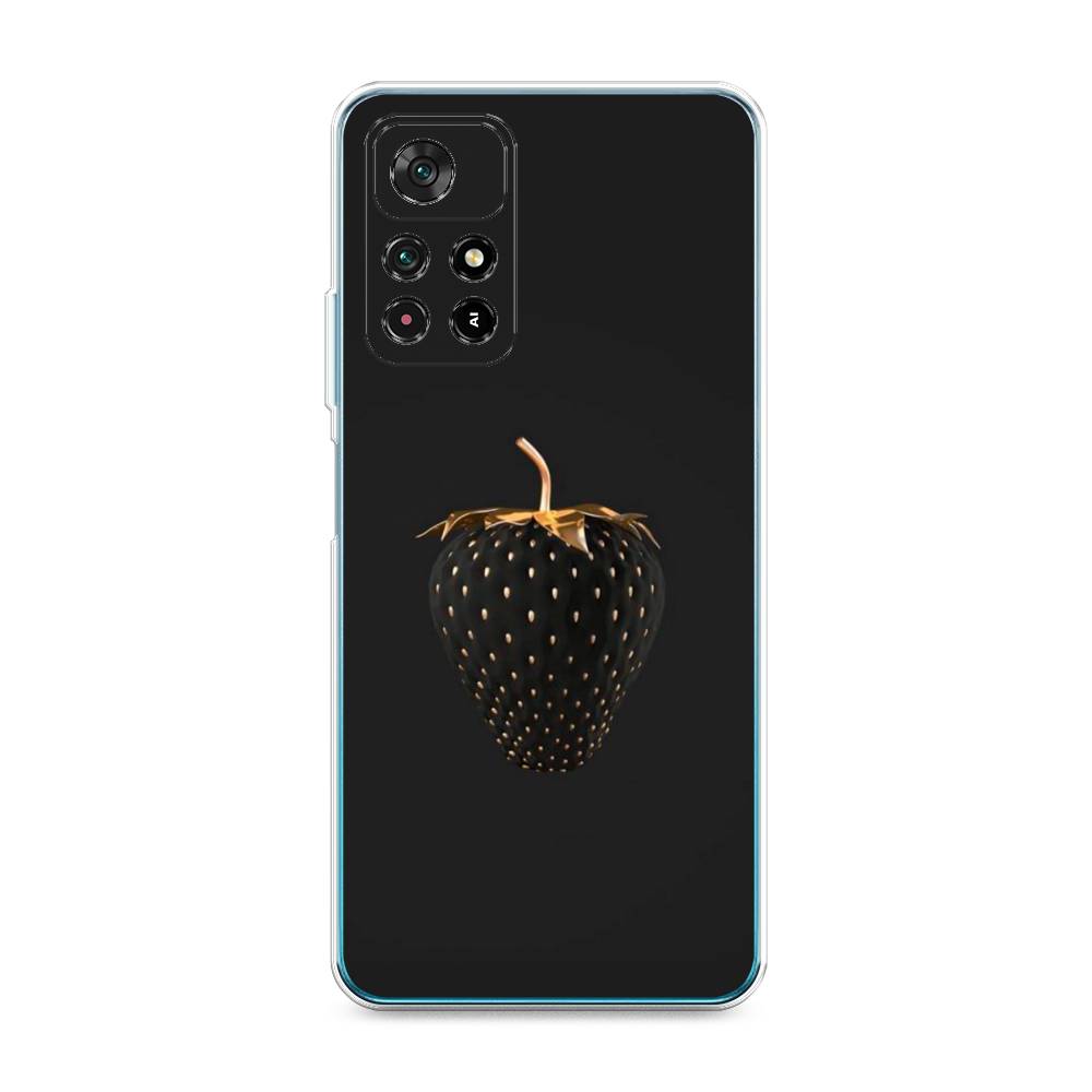 

Чехол Awog на Poco M4 Pro 5G "Черно-золотая клубника", Разноцветный, 311850-10