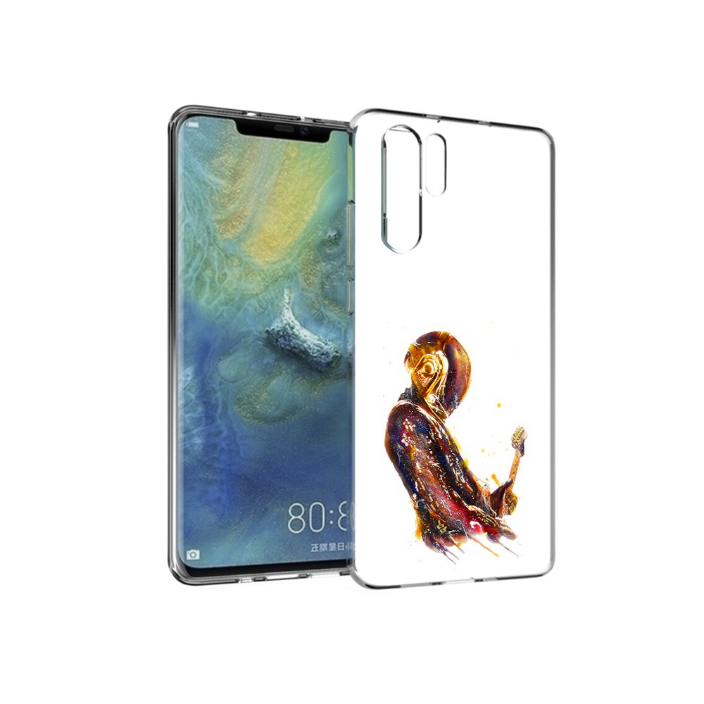 

Чехол MyPads Tocco для Huawei P30 Pro космо-музыкант, Прозрачный, Tocco