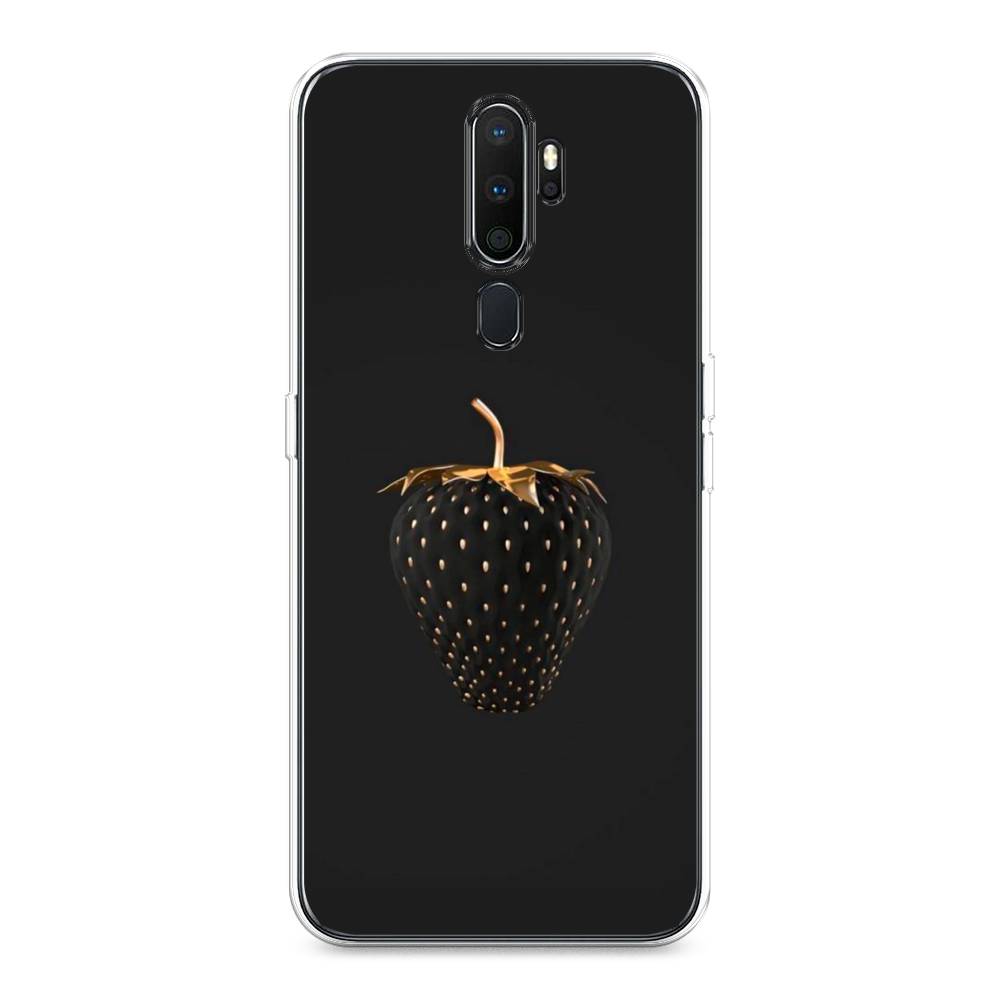 

Чехол Awog на Oppo A5 (2020) "Черно-золотая клубника", Разноцветный, 251350-10