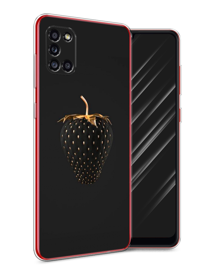 

Чехол Awog на Samsung Galaxy A31 / Самсунг A31 "Черно-золотая клубника", Разноцветный, 2100350-10
