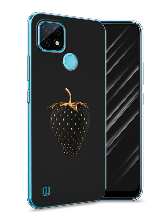 

Чехол Awog на Realme C21 "Черно-золотая клубника", Разноцветный, 254950-10