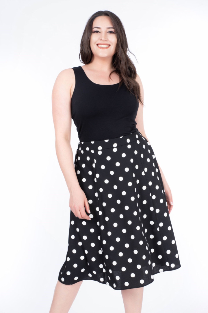 

Юбка женская My Line Moda 522 черная 50 RU (товары доставляются из-за рубежа), 522