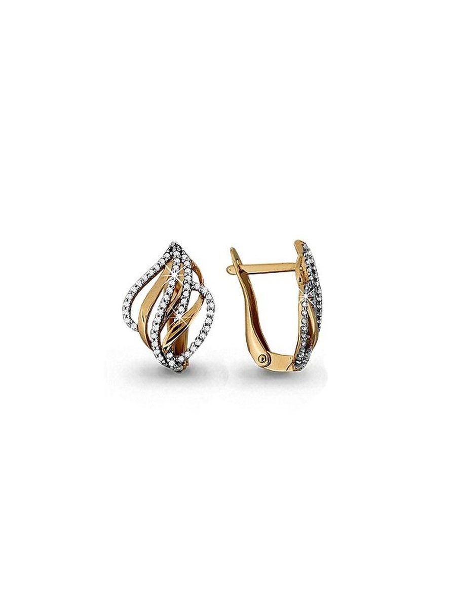 

Серьги из золота TEO MAORI 842697А.1, фианит, 842697А.1