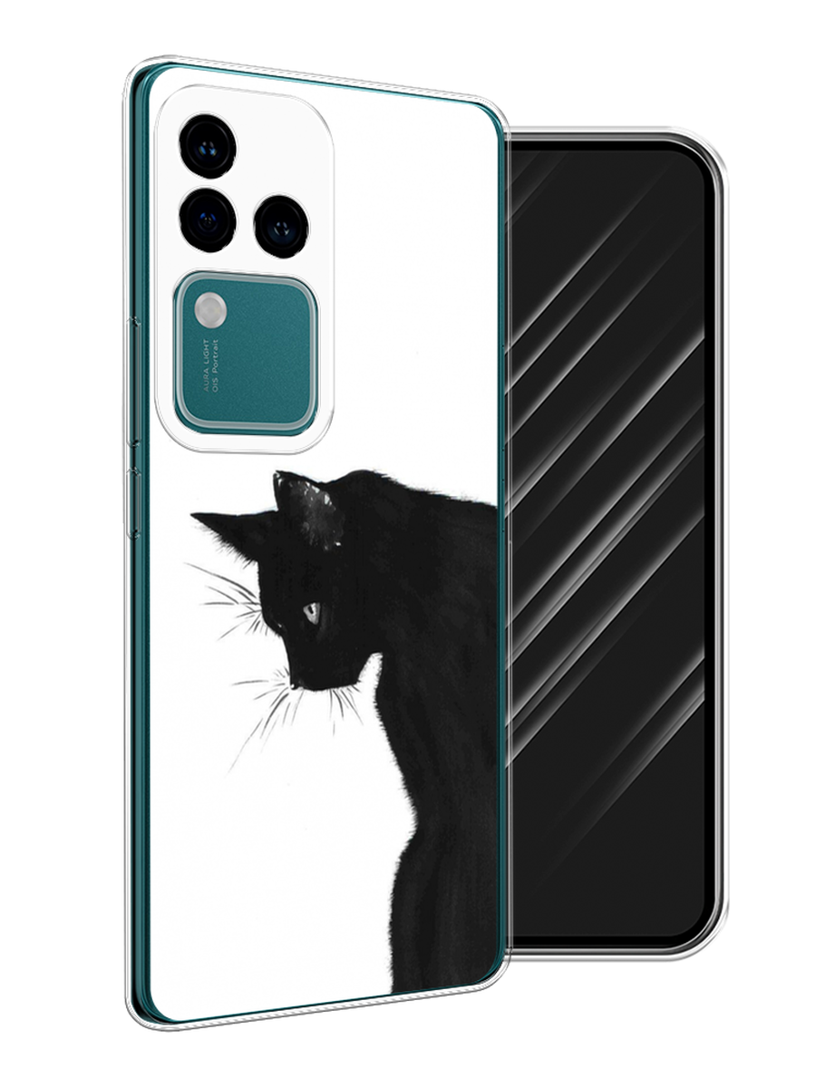 

Чехол Awog на Vivo V30 Pro/S18 Pro "Black cat", Черный;белый, 2610050-1