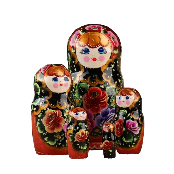 

Матрешки Sima-land 5 кукол, Карина летняя, ручная роспись 14-15 см 7051073