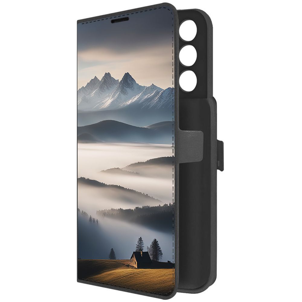 

Чехол-книжка Krutoff Eco Book для Itel Vision 3 Туман (черный)