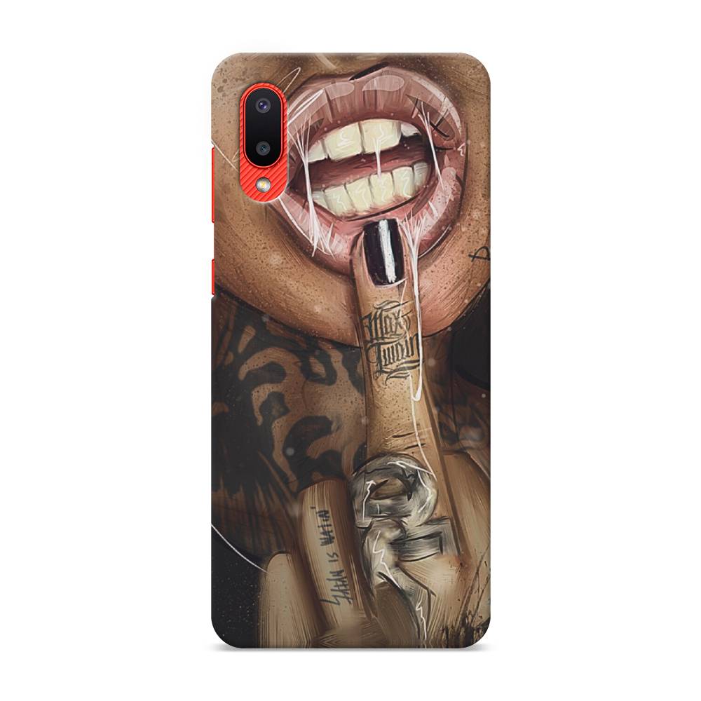 

Пластиковый чехол "Девушка с татуировками" на Samsung Galaxy A02, 2102520-7