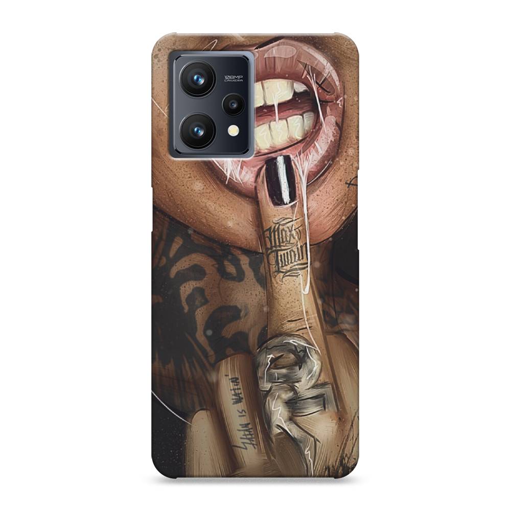 

Пластиковый чехол "Девушка с татуировками" на Realme 9, 257220-7