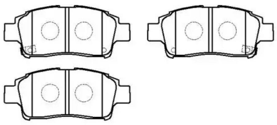 

Тормозные колодки HSB дисковые HP5018