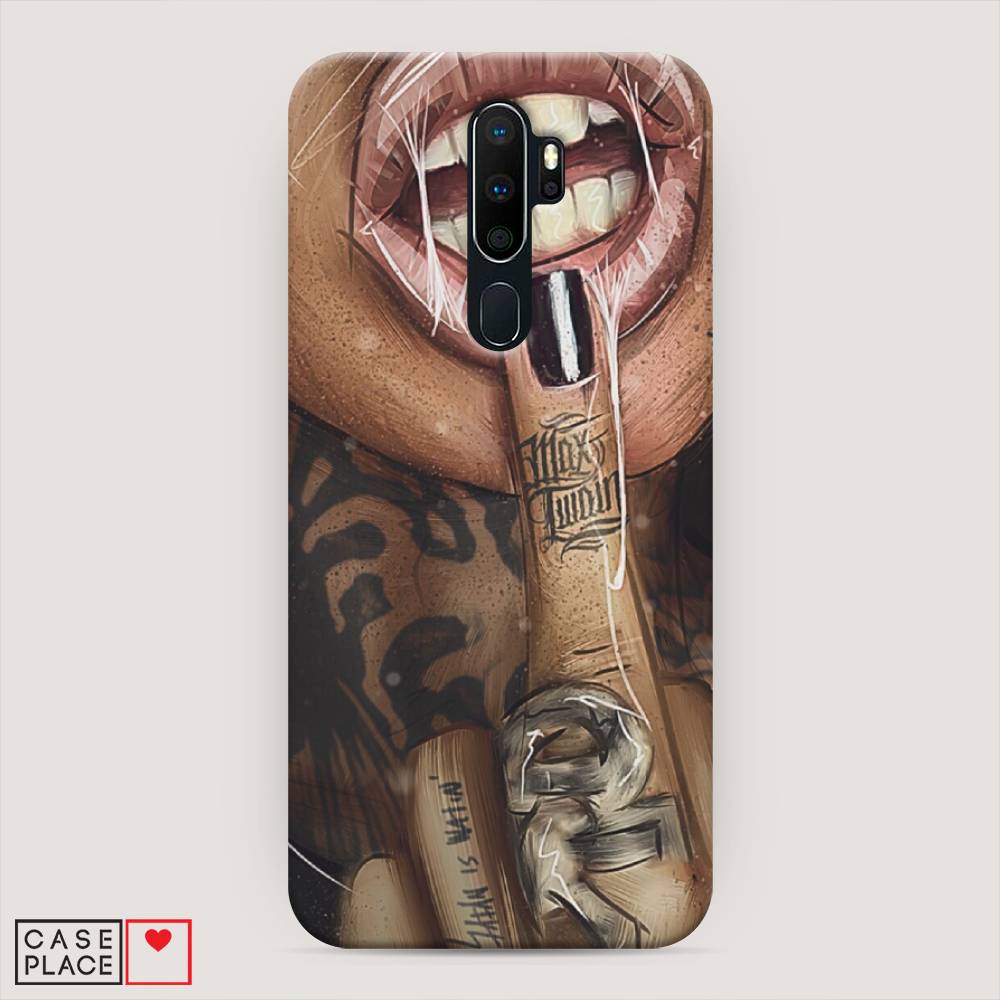 

Пластиковый чехол "Девушка с татуировками" на Oppo A9 (2020), 251920-7