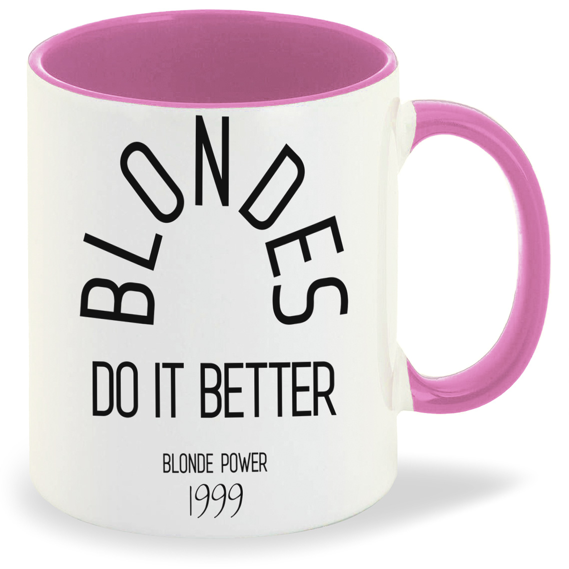 

Кружка CoolPodarok Blondes do it better, Blondes do it better