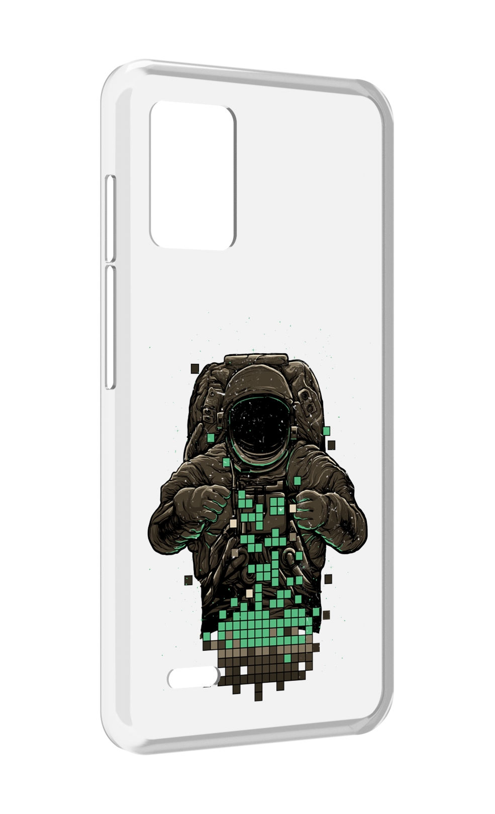

Чехол MyPads космонавт с пикселями для UMIDIGI Bison X10S / Bison X10G, Прозрачный, Tocco
