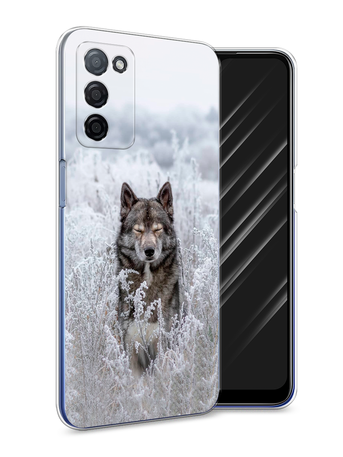 

Чехол Awog на Oppo A55s 5G "Волк в поле", Разноцветный, 2510150-1