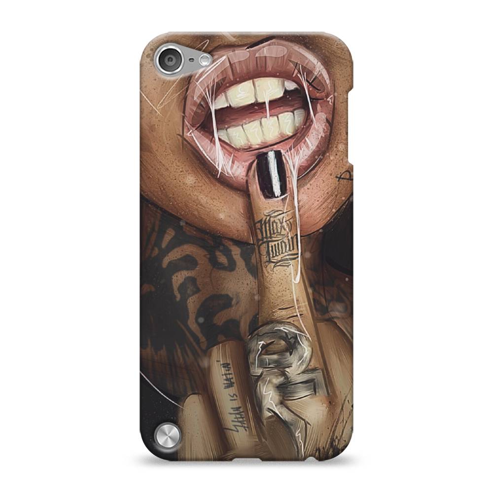 

Пластиковый чехол "Девушка с татуировками" на Apple iPod Touch, 11120-7
