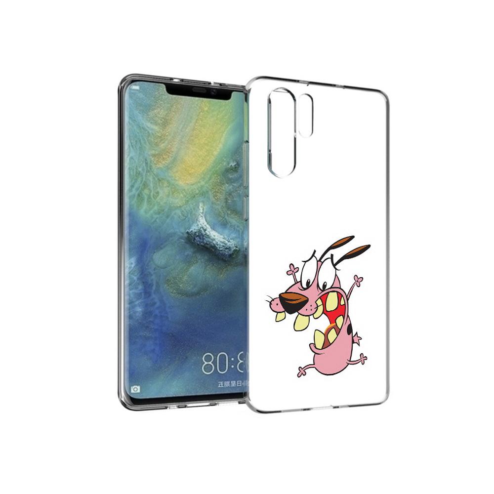 

Чехол MyPads Tocco для Huawei P30 Pro зубастый бобик, Прозрачный, Tocco