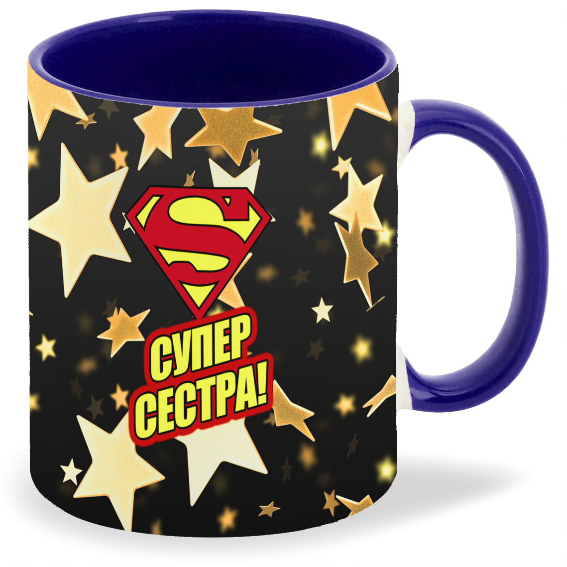 

Кружка CoolPodarok Супер сестра, Супер сестра