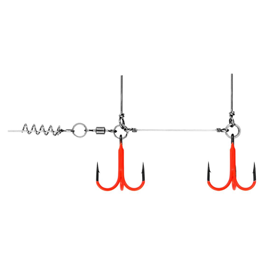 Оснастка стингер цветной со спиралью Vido-Craft Spring Lock Big Size #M