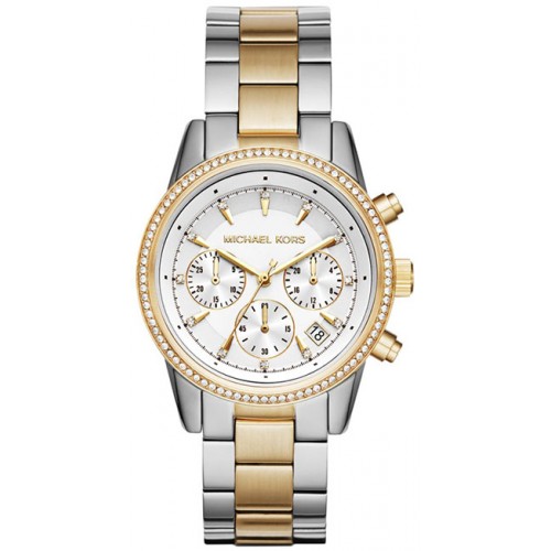 

Наручные часы женские Michael Kors MK6474 золотистые/серебристые, MK6474