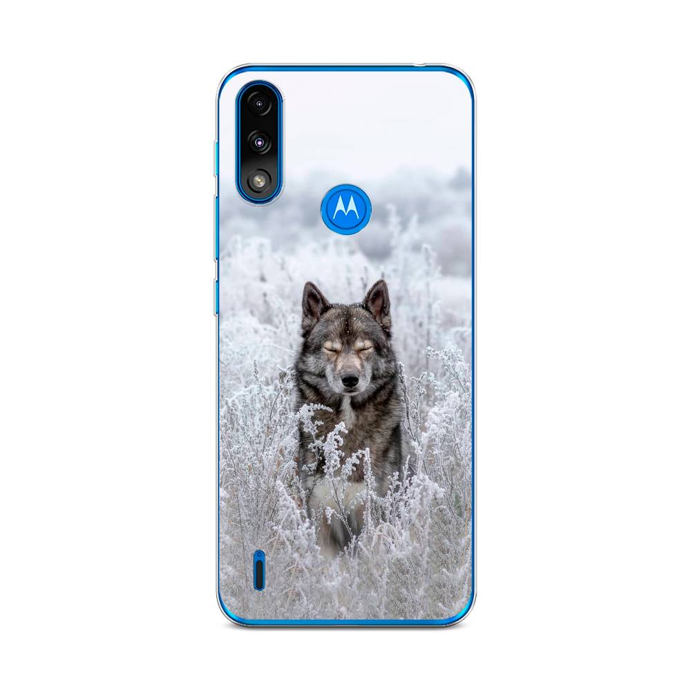 

Чехол Awog на Lenovo K13/Motorola Moto E7 Power "Волк в поле", Разноцветный, 242450-1