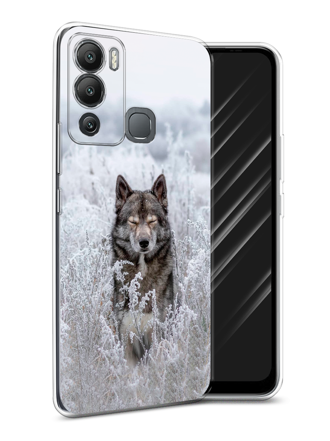 

Чехол Awog на Infinix Hot 12i "Волк в поле", Разноцветный, 3101250-1