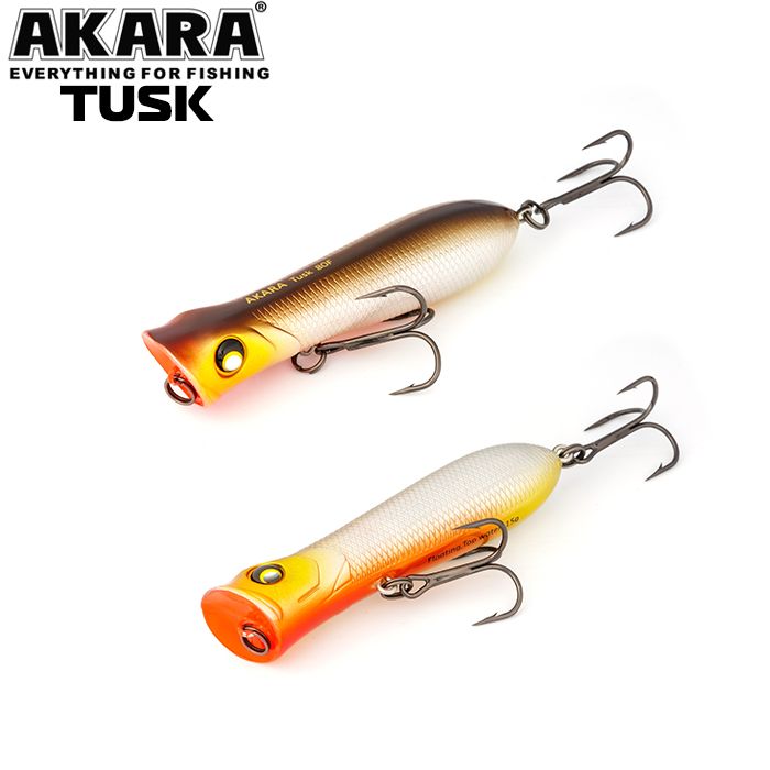 

Воблер Akara Tusk 80F 15 гр 9/17 oz 3,1 in A76, Разноцветный, Tusk