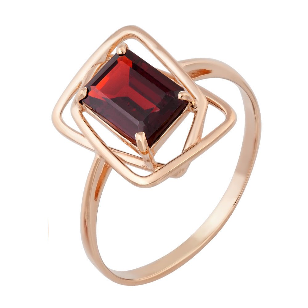 

Кольцо из золота р. , 585Gold 201012917, гранат, 201012917