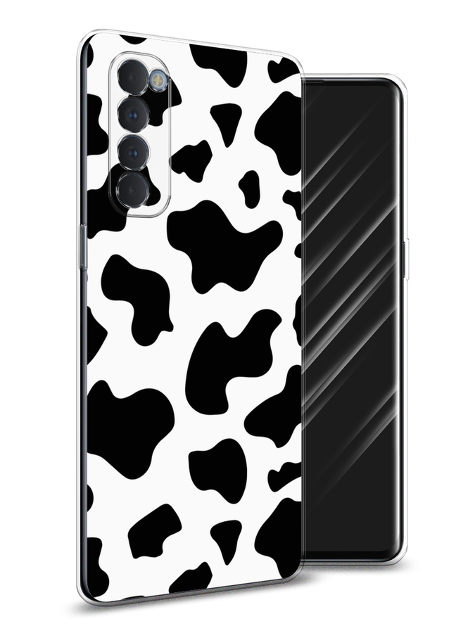 

Чехол Awog на Oppo Reno 4 Pro "Пятна коровы", Разноцветный, 258950-1