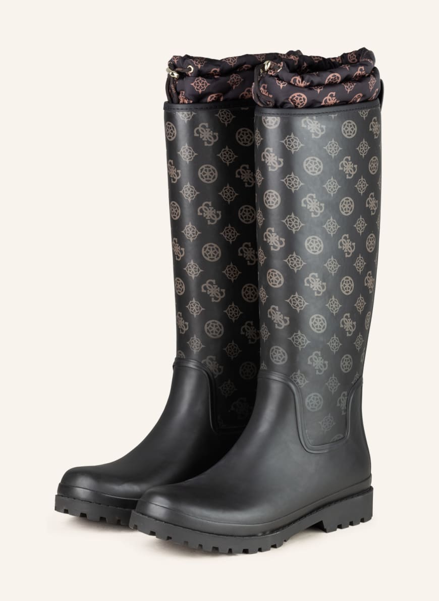 

Резиновые сапоги женские Guess 1001296405 коричневые 40 RU (доставка из-за рубежа), 1001296405