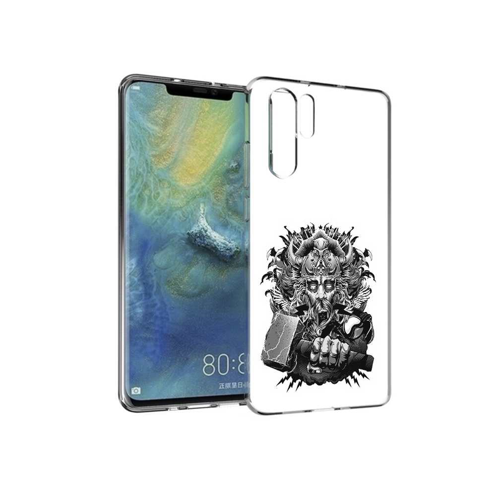 

Чехол MyPads Tocco для Huawei P30 Pro злой тор, Прозрачный, Tocco