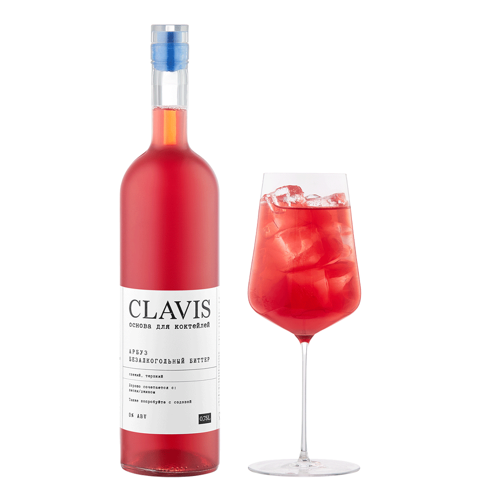 Основа для напитков Clavis Watermelon-Non-Alcoholic Bitter 750 мл