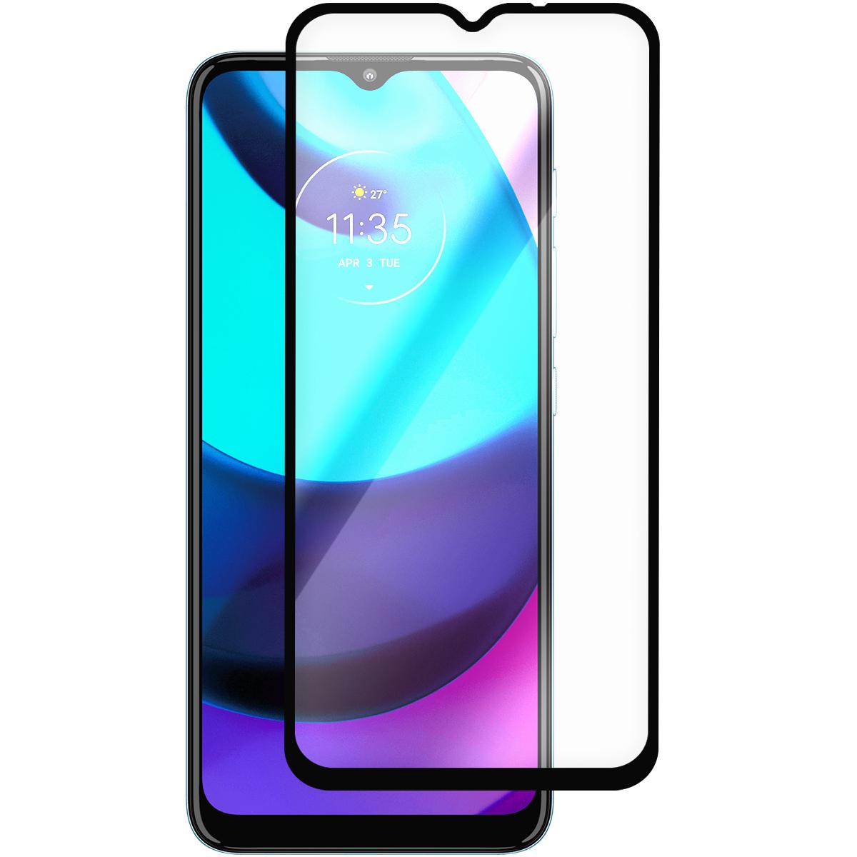 

Стекло защитное Full Glue Premium Krutoff для Motorola Moto E20