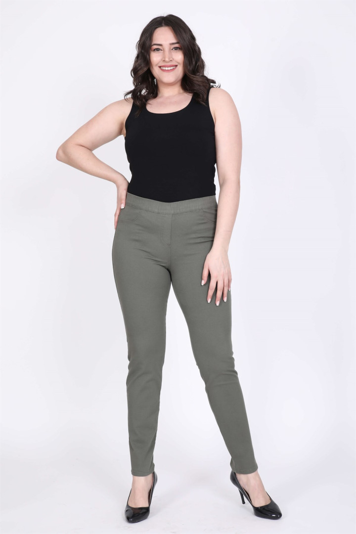 

Брюки женские My Line Moda 170 хаки 50 RU (товары доставляются из-за рубежа), 170