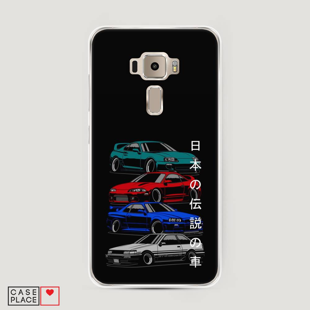 фото Чехол awog "jdm legend cars" для asus zenfone 3 ze520kl