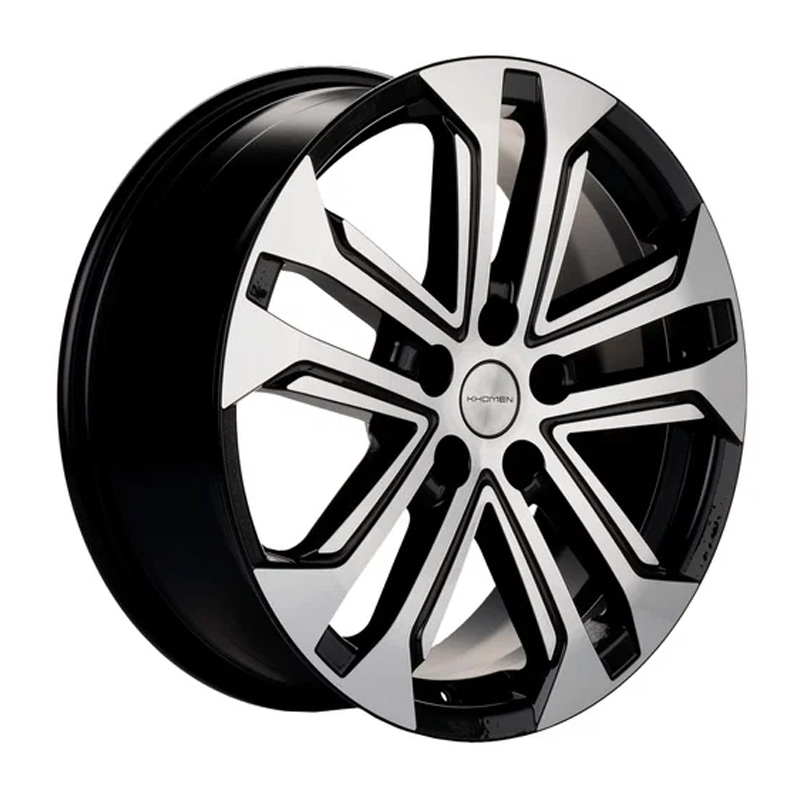 фото Колесный диск khomen wheels, khw1803 (kodiaq/tiguan) 7x18/5x112et43 57.1 black-fp