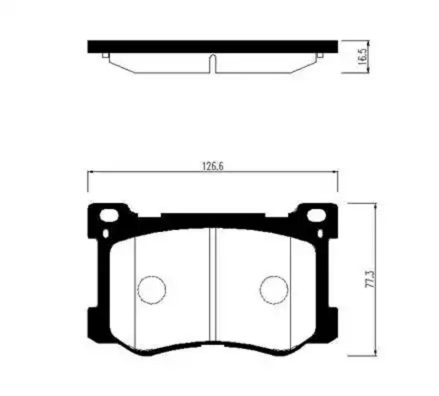 

Тормозные колодки HSB дисковые HP1050