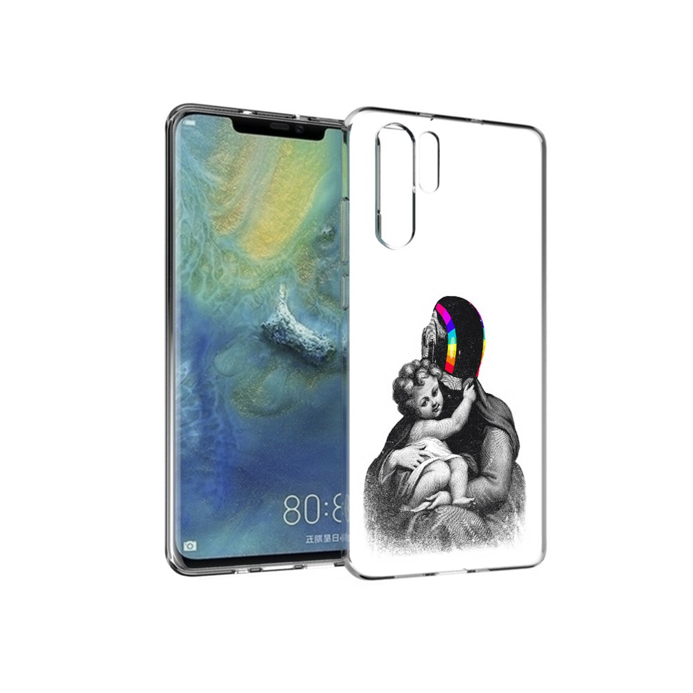 

Чехол MyPads Tocco для Huawei P30 Pro защитник в шлеме, Прозрачный, Tocco