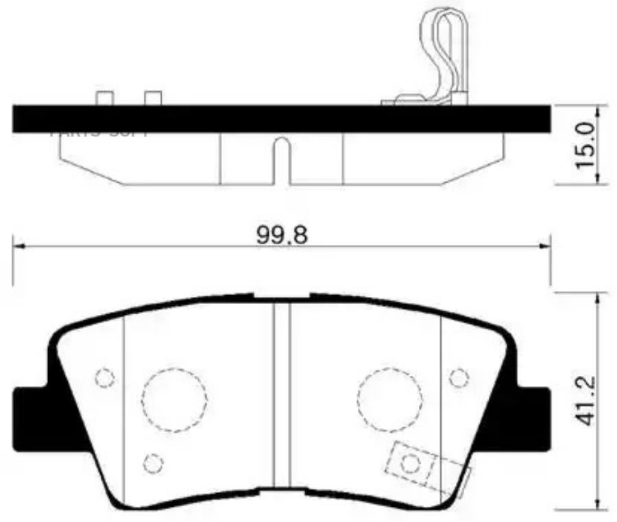 

Тормозные колодки HSB дисковые HP0038