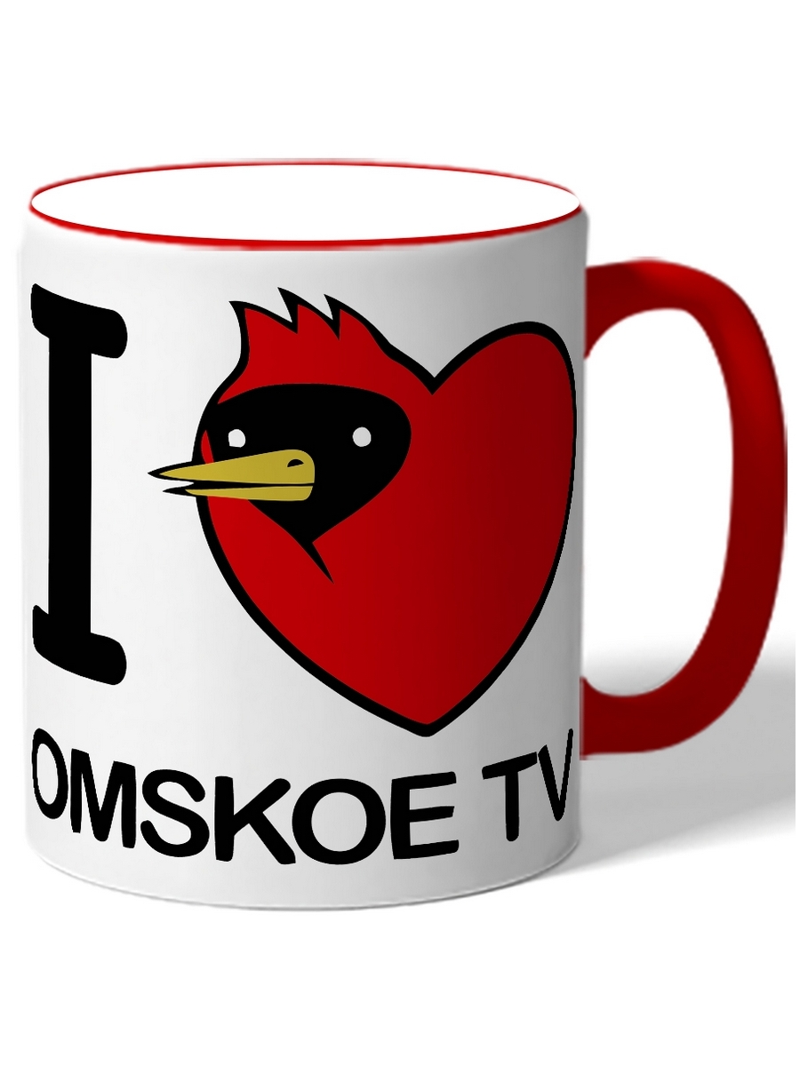 фото Кружка drabs i love omskoe tv, я люблю омское тв