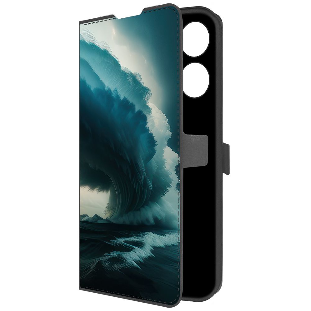 

Чехол-книжка Krutoff Eco Book для Tecno Spark 10 Pro Торнадо (черный)