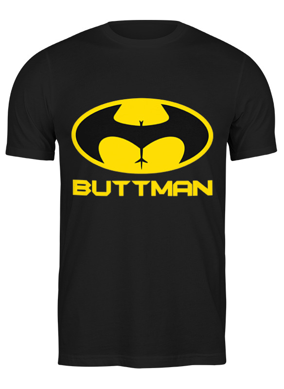 

Футболка мужская Printio Buttman черная S, Черный, Buttman