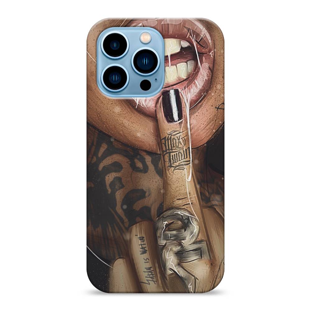 

Пластиковый чехол "Девушка с татуировками" на Apple iPhone 13 Pro, 14320-7
