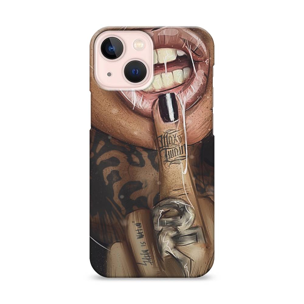 

Пластиковый чехол "Девушка с татуировками" на Apple iPhone 13 mini, 14120-7