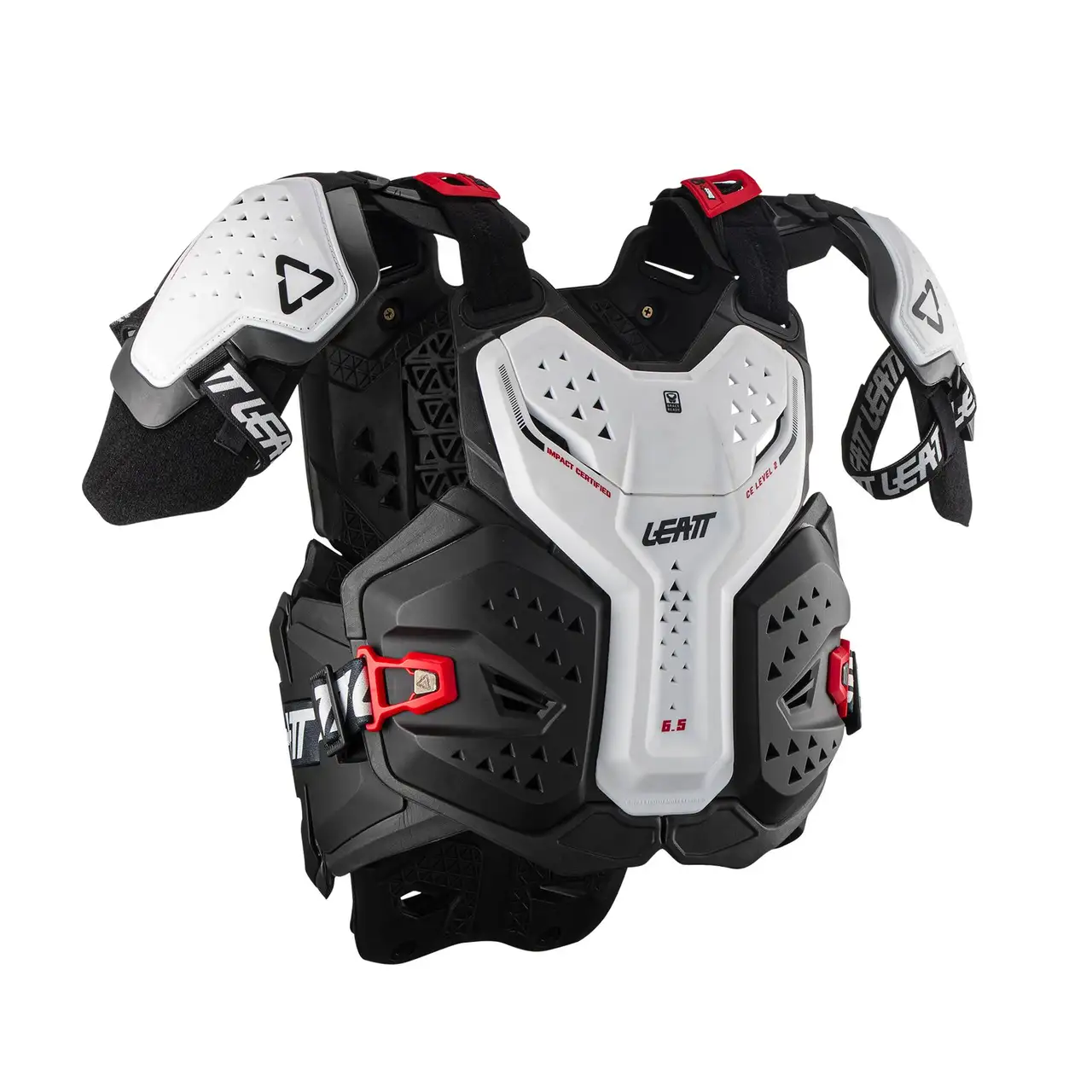 Защита панцирь Leatt Chest Protector 6.5 Pro, White, S/M, 2024 (5021400220)