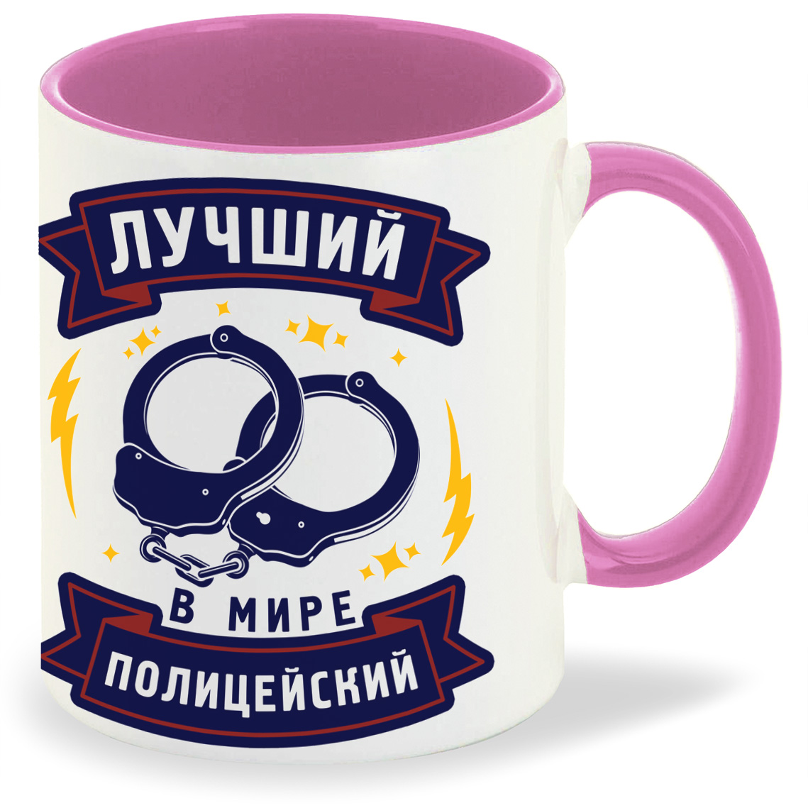 

Кружка CoolPodarok Прикол Профессии Лучший в мире полицейский, Прикол Профессии Лучший в мире полицейский