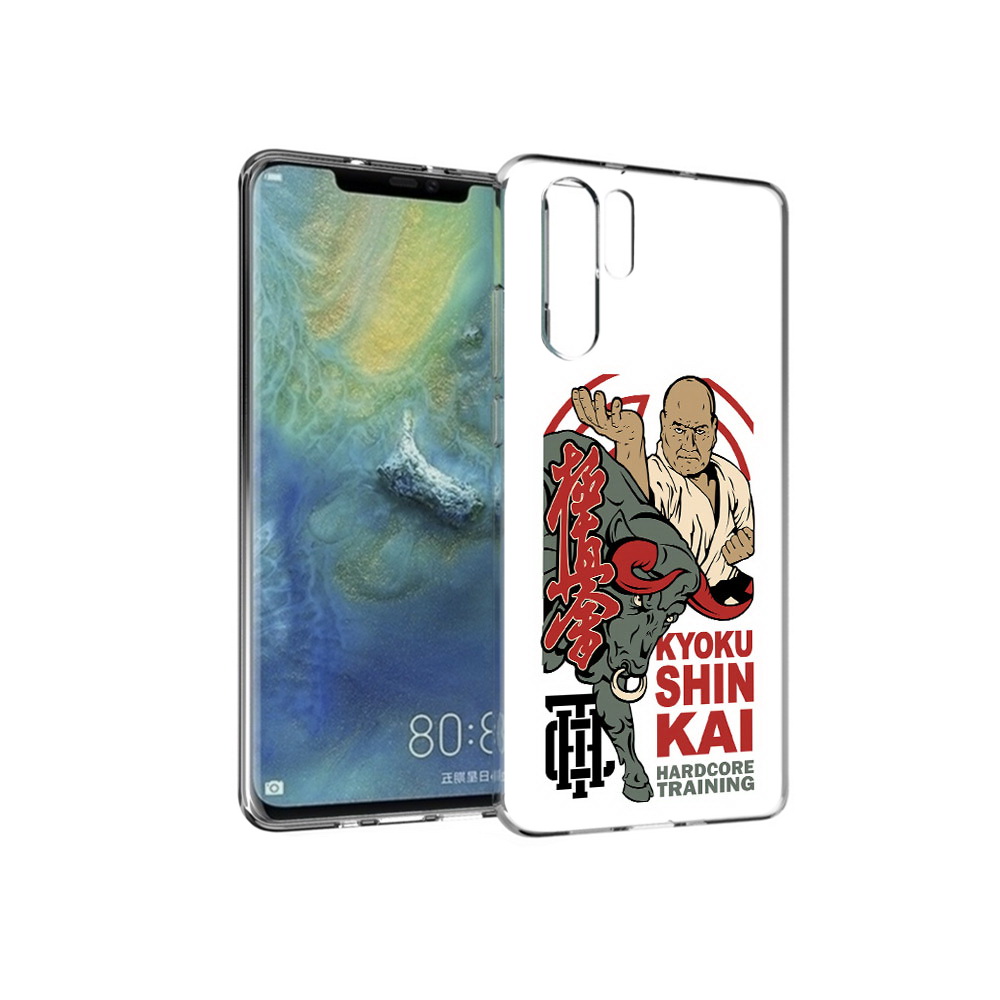 

Чехол MyPads Tocco для Huawei P30 Pro единоборства рисунок, Прозрачный, Tocco