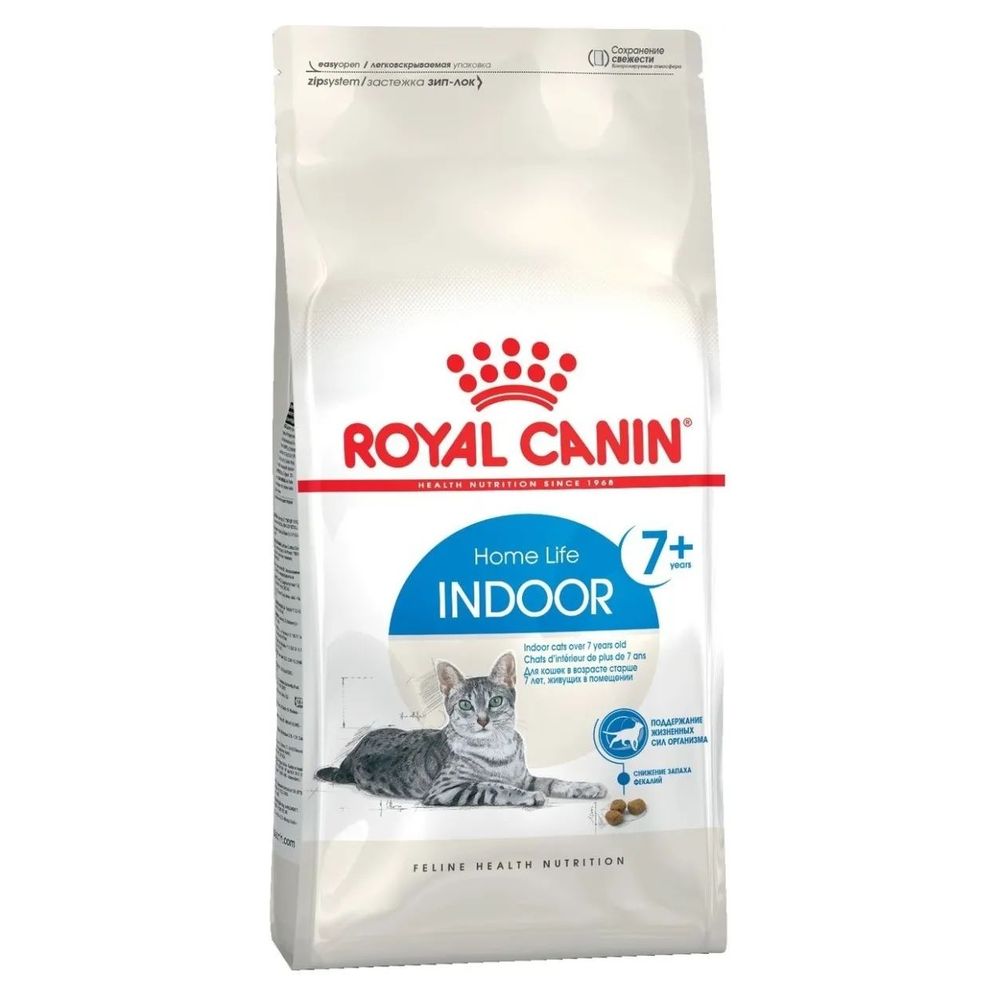 фото Сухой корм для кошек royal canin, для пожилых, живущих в помещении 400 г