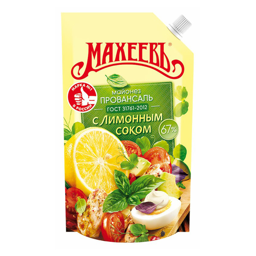 Майонез Махеевъ Провансаль с лимонным соком 67% 400 мл