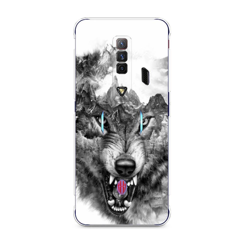 

Чехол Awog на ZTE Nubia Red Magic 7 / ЗТЕ Нубиа Ред Мэджик 7 "Волк в горах", 135950-1
